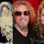 Betsy Berardi and Sammy Hagar during their 26 year marriage before Van Halen