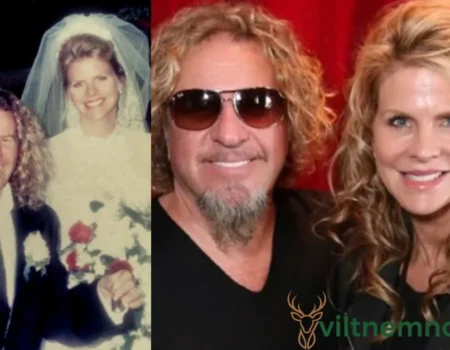 Betsy Berardi and Sammy Hagar during their 26 year marriage before Van Halen