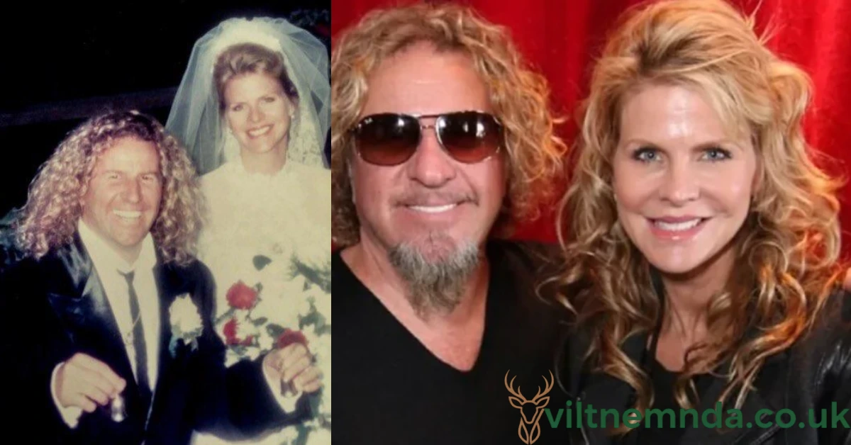 Betsy Berardi and Sammy Hagar during their 26 year marriage before Van Halen