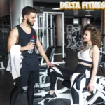 Delta Fitness Authority gym facility in Saudi Arabia with modern equipment and training areas