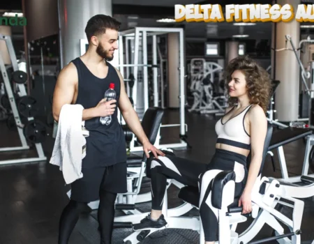 Delta Fitness Authority gym facility in Saudi Arabia with modern equipment and training areas
