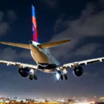 Delta Air Lines Airbus A350-900 aircraft involved in delta flight dl275 diverted lax incident approaching Los Angeles International Airport