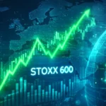 Dashboard view of fintechzoom.com stoxx 600 charts showing European market trends and 2026 growth data.