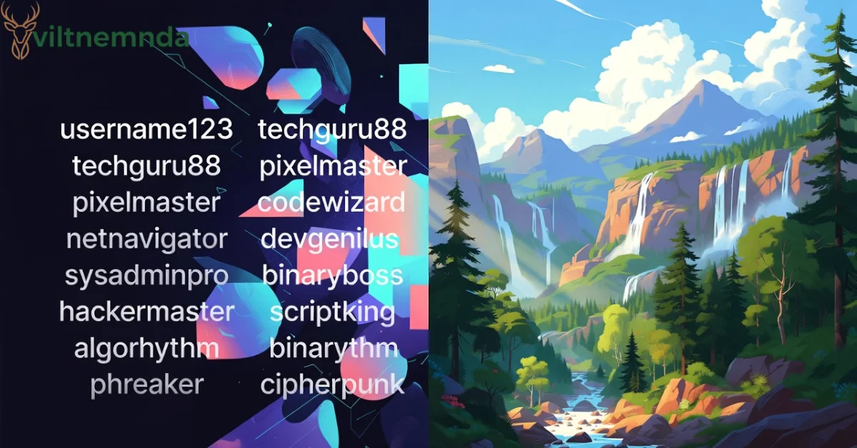 Nionenad concept illustration showing digital identity and creative online branding with modern abstract design elements