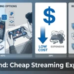 PPVLand streaming platform showing live sports events, pay-per-view cost comparison, and safety warning icons for unauthorized streaming service
