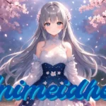 Animeidhen dreamy maiden in pastel anime forest with magical glow, representing emotional transformation and maiden spirit fusion
