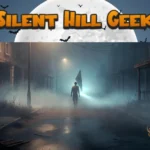 Guia Silent Hill Geekzilla featured image showing character with flashlight walking through foggy abandoned street at night