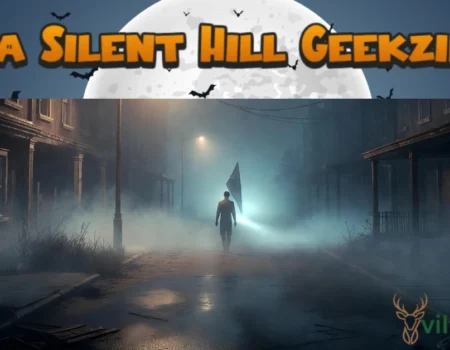 Guia Silent Hill Geekzilla featured image showing character with flashlight walking through foggy abandoned street at night