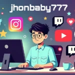 jhonbaby777 digital creator platform interface showing gaming and productivity features