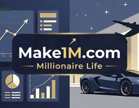 make1m.com millionaire lifes platform showing wealth building tools and luxury lifestyle content for aspiring millionaires