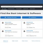 Screenshot of the myinternetaccesss.net website interface showing user reviews and ratings.