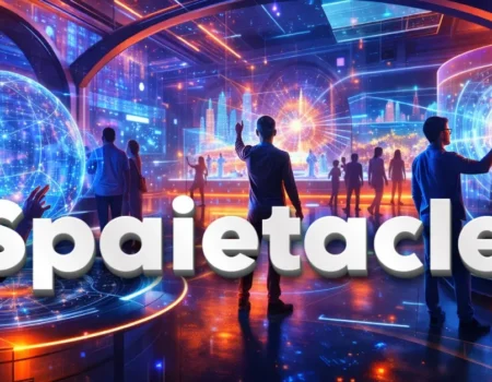 Spaietacle immersive event with interactive technology and spatial design elements