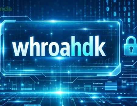 whroahdk digital identifier system displayed on computer screen showing alphanumeric code for software development and data security