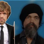 Peter Dinklage in formal suit and casual beanie depicting his career evolution and $25 million net worth journey